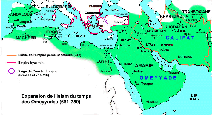 Expansion de l'Islam sous les Umeyyaddes